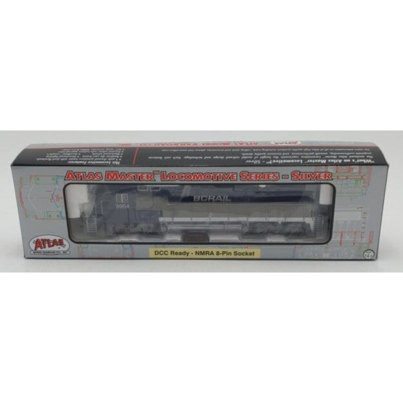 Atlas 7286 HO Scale BCR Dash 8-40B Locomotive #3904 MT/Box