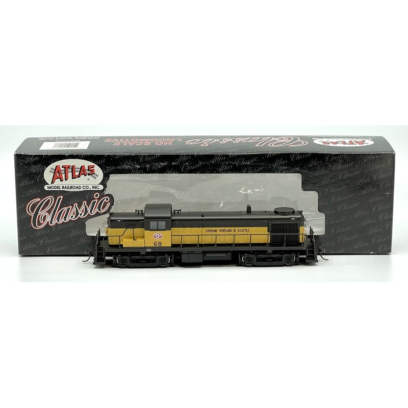 Atlas 8476 HO Spokane Portland & Seattle Alco RS-3 Diesel Locomotive #68 NIB
