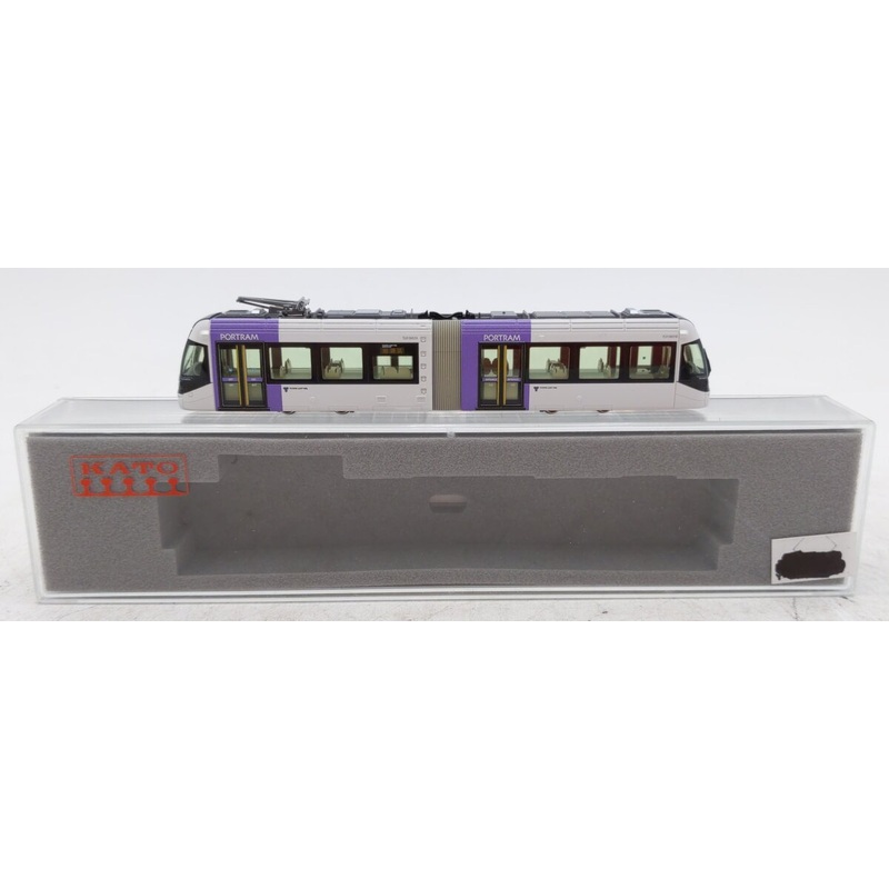 Kato 14-801-2 N Scale Portram TLR0607 Lighted Tram LN/Box