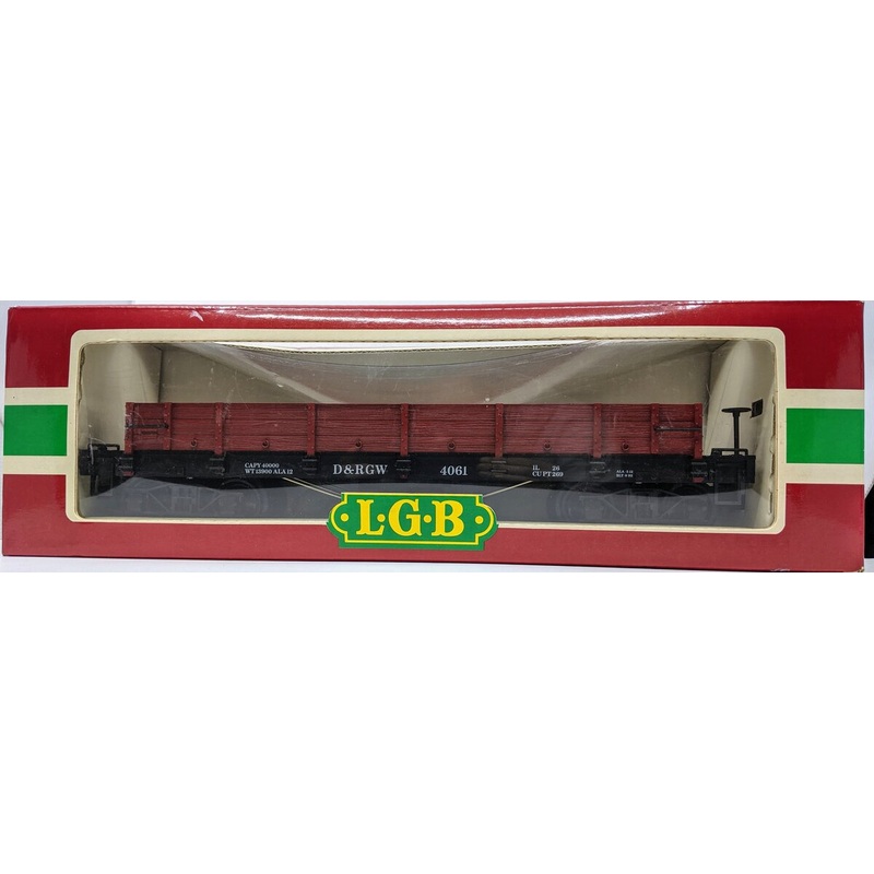 LGB 4061 G Scale Denver & Rio Grande Western Gondola EX/Box