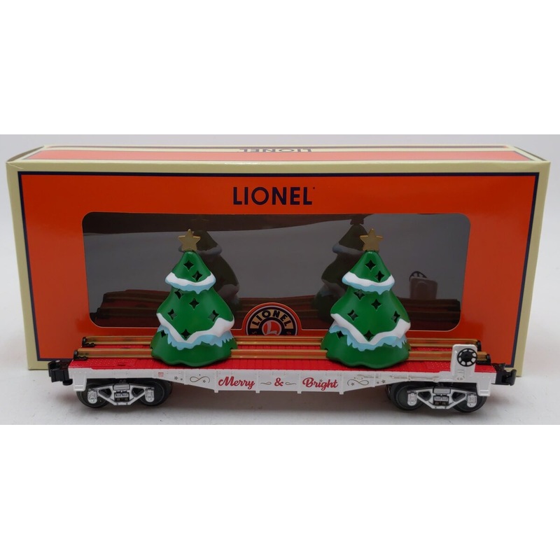 Lionel 2328270 O Christmas Tree Flatcar LN/Box