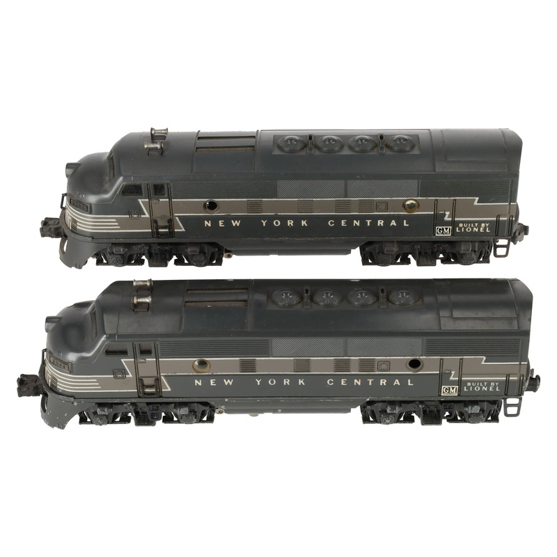 Lionel 2344 Vintage O New York Central F-3 AA Diesel Locomotive Set VG