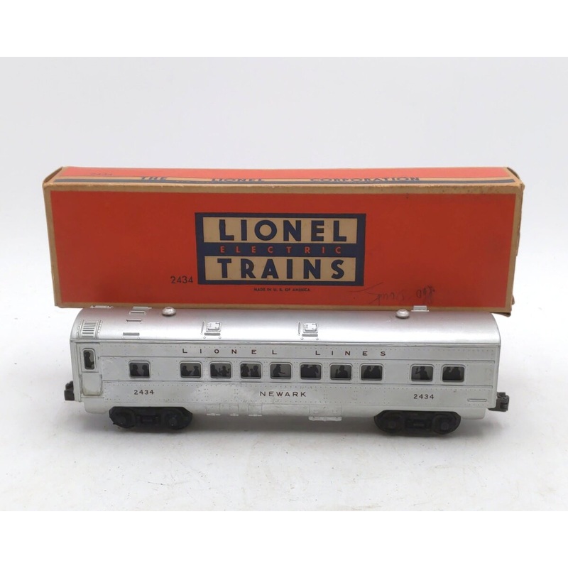 Lionel 2434 Vintage O Lionel Lines Illuminated Newark Passenger Car EX/Box