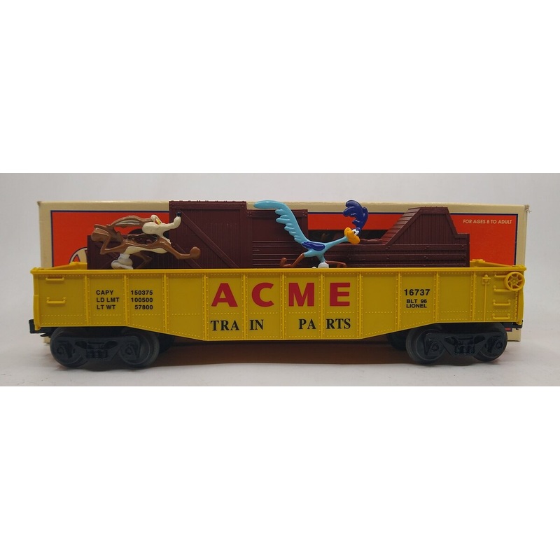 Lionel 6-16737 O WB Wile E. Coyote & Road Runner Acme Animated Gondola LN/Box