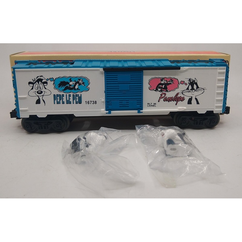 Lionel 6-16738 O Warner Bros Pepe Le Pew & Penelope Operating Boxcar LN/Box