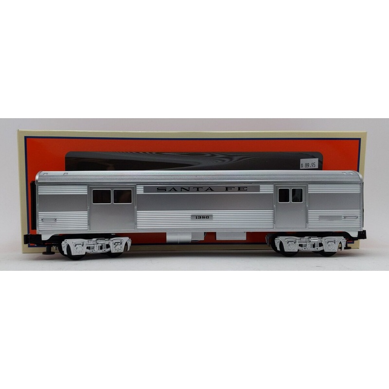 Lionel 6-84724 O Santa Fe Add-On Baggage Car # 1386 EX/Box