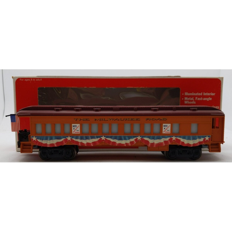 Lionel 6-9527 O Gauge Milwaukee Road FDR Campaign Observation Car LN/Box