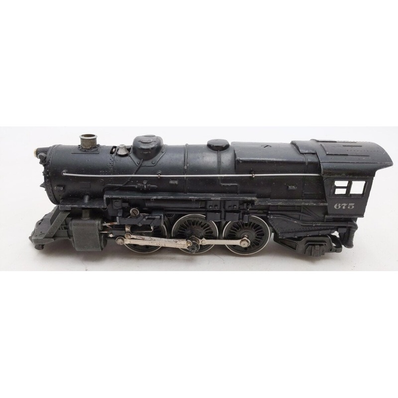 Lionel 675 Vintage O 2-6-2 K-4 Pacific Die-Cast Steam Locomotive VG