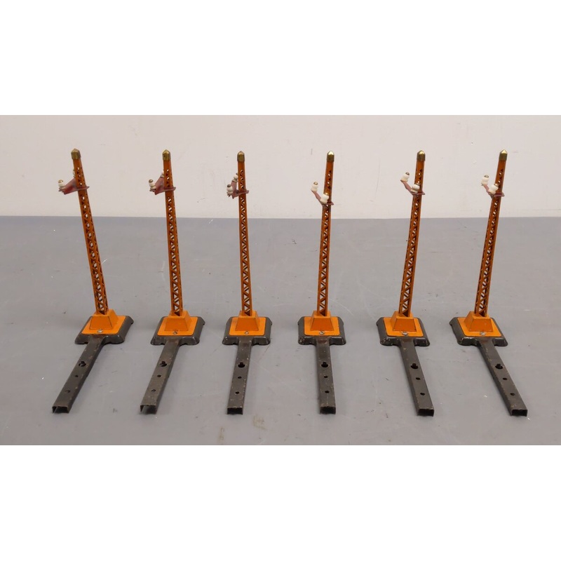 Lionel 85 Vintage O Prewar Telegraph Poles (6) VG