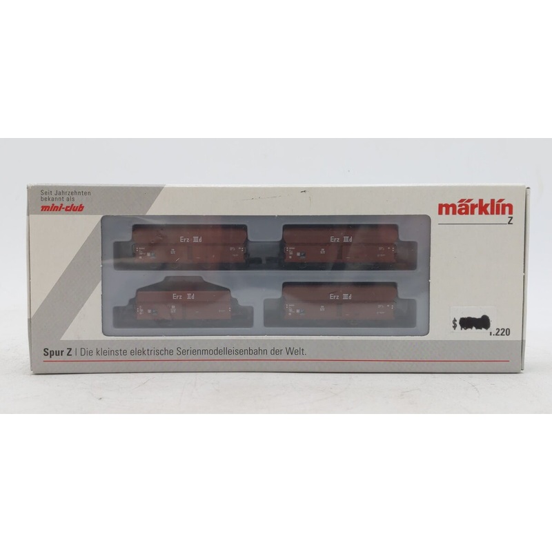 Marklin 86307 Z DB Type OOtz 43 & OOtz 50 Hopper Car (Set of 4) LN/Box
