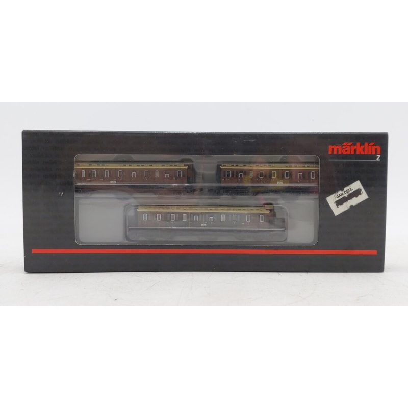 Marklin 87564 Z Scale KPEV Passenger Cars with Brakeman’s Cabins (3-Car Set) LN/Box