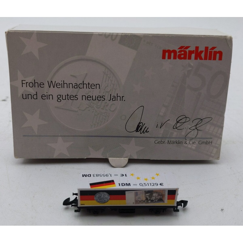 Marklin Z Scale German Deutsche Mark Conversion Boxcar #607047 NIB