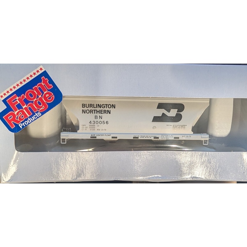 Front Range 6017 HO Scale Burlington Northern 2 Bay Cement Car #430056