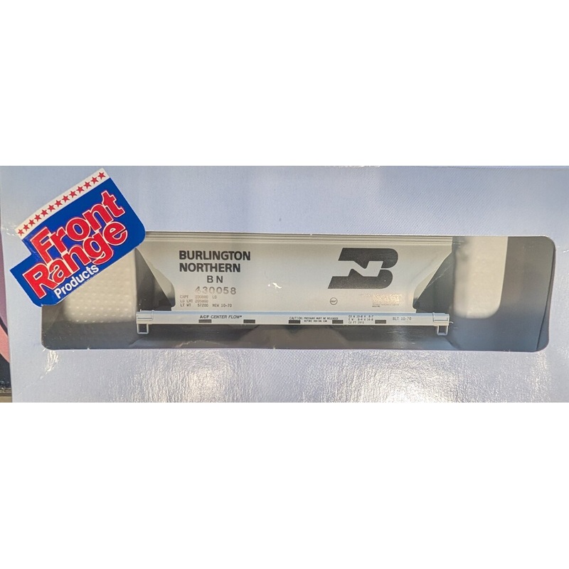 Front Range 6017 HO Scale Burlington Northern 2 Bay Cement Car #430058