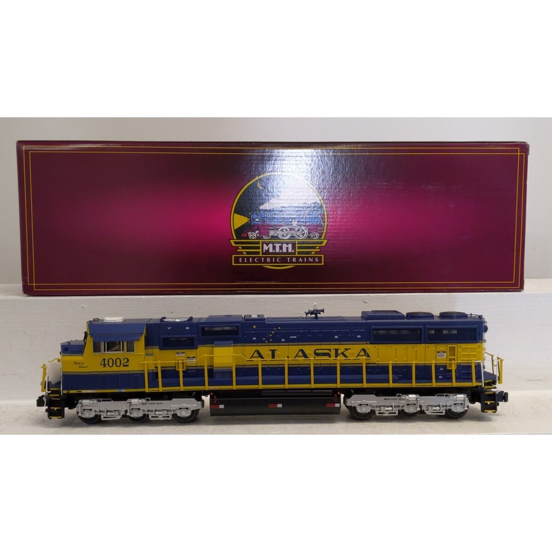 MTH 20-21195-1 O Alaska Spirit of Seward SD70Mac Diesel Engine #4002 w/ PS3 LN/Box
