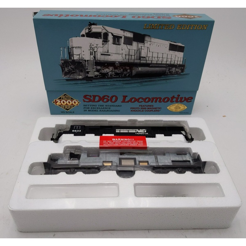 Proto 2000 23489 HO Scale Norfolk Southern SD60 Diesel Locomotive #6633 MT/Box