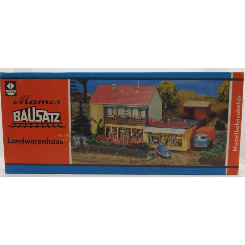 Vero EVP670 HO Scale 2:38 Mamos Bausatz Land Warehouse Storefront Building Kit