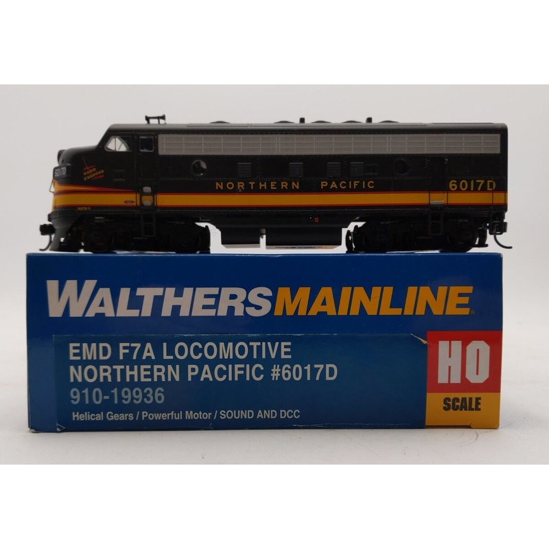 Walthers 910-19936 HO Northern Pacific EMD F7A Diesel Loco Sound/DCC #6017D LN/Box