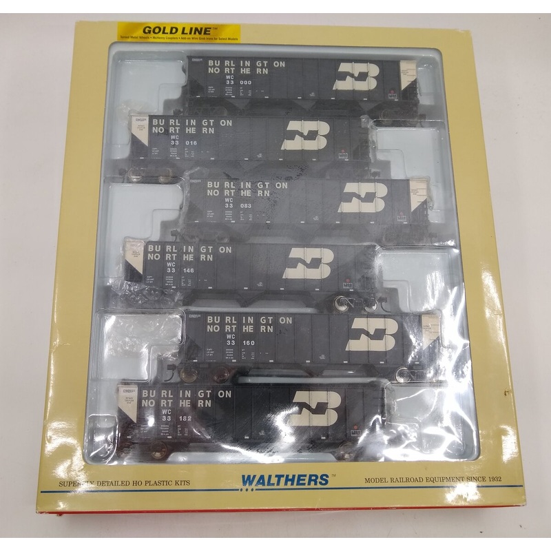 Walthers 932-7872 HO WC Bethlehem 4000 CuFt 3-Bay 102T Coal Hoppers (Set of 6) LN/Box