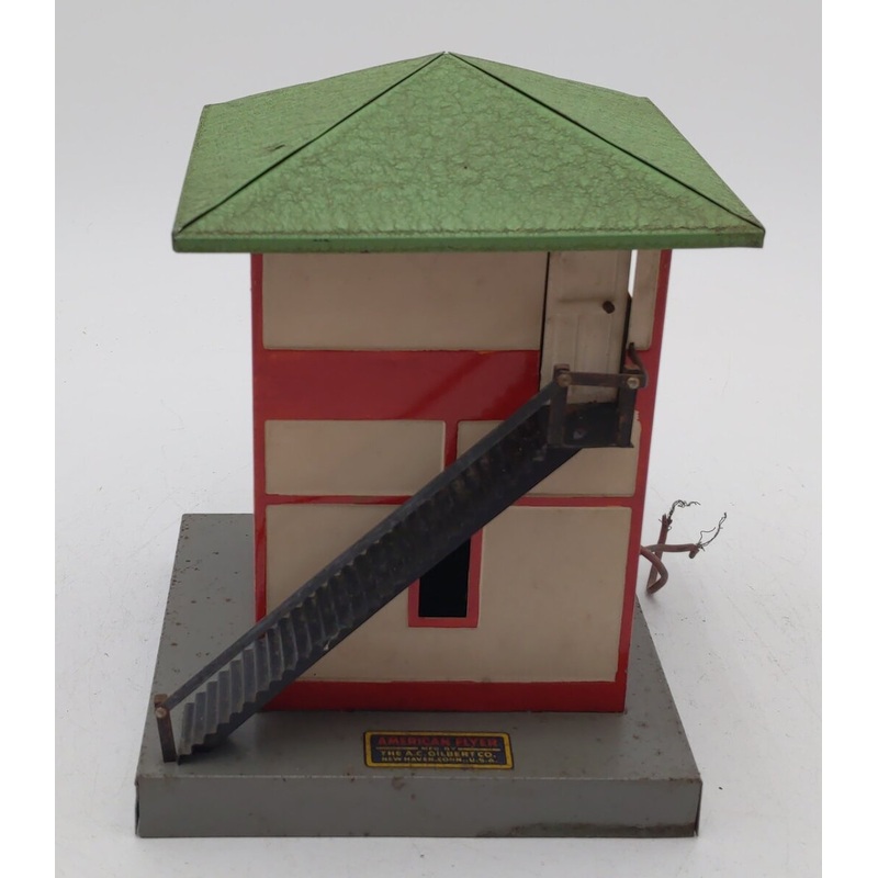 American Flyer 593 Vintage S Gauge Tinplate Signal Tower VG