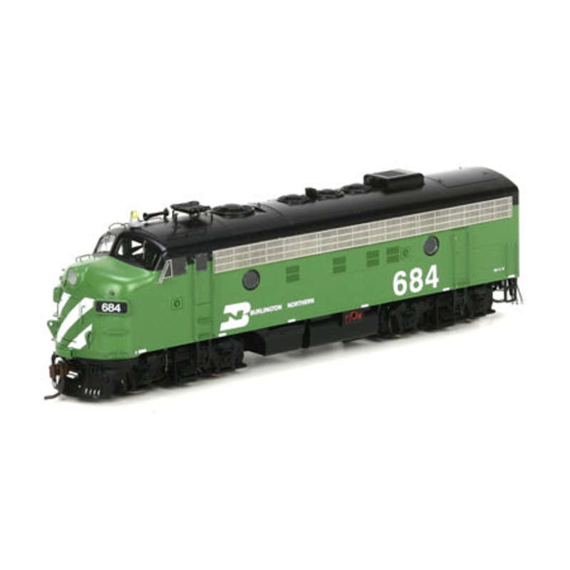 Athearn 22607 HO Burlington Northern F7A with DCC & Sound #684 NIB