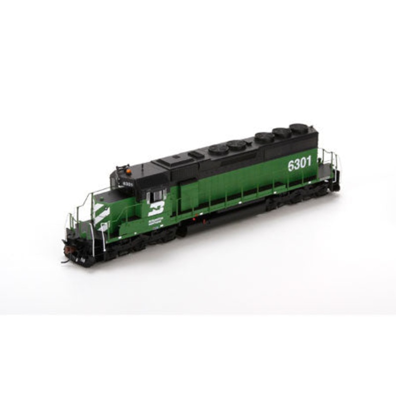Athearn 98829 HO Burlington National SD40 Diesel Locomotive w/DCC & Sound #6301 NIB