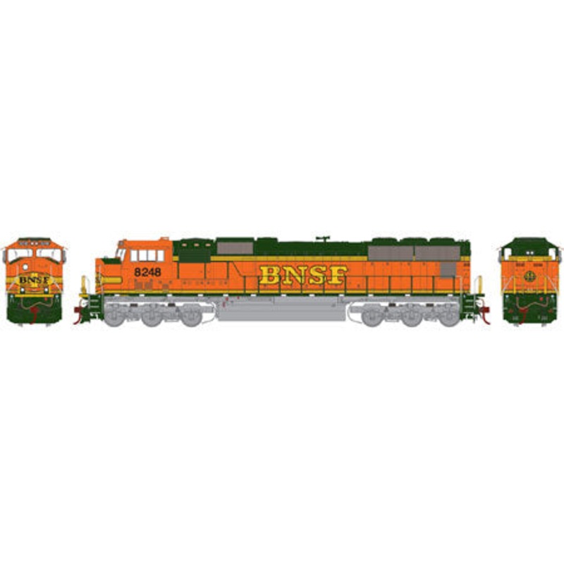 Athearn G69347 HO BNSF SD75M Diesel Locomotive with DCC & Sound #8248 NIB