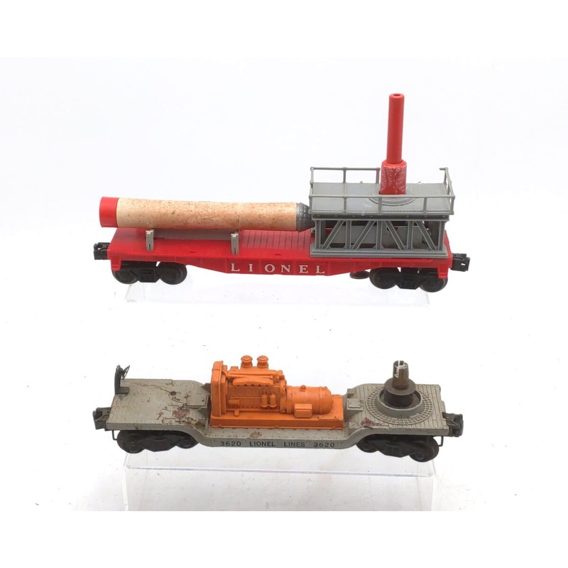 Lionel Vintage O Postwar Launching Car & Operating Searchlight: 3413, 3620 [2]