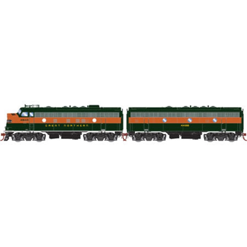 Athearn G22672 HO Great Northern F7A/F7B with DCC & Sound #464A/#448B NIB