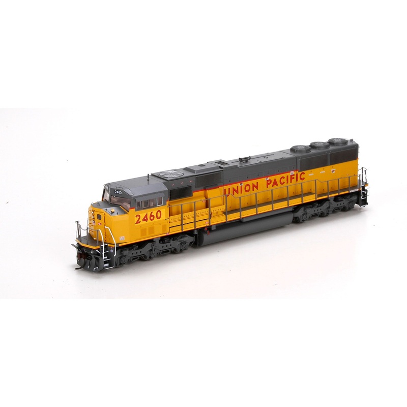 Athearn G67411 HO Union Pacific/Yellow Sill Stripe SD60M w/DCC & Sound #2460 NIB