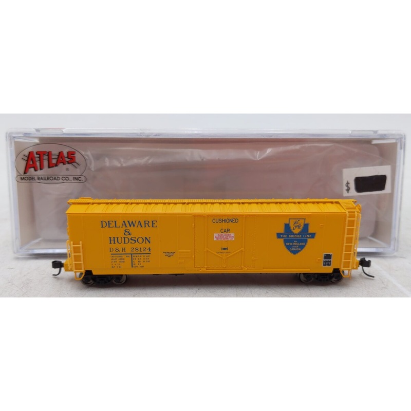 Atlas 50004458 N Delaware & Hudson 50′ RBL Box Car #28124 LN/Box