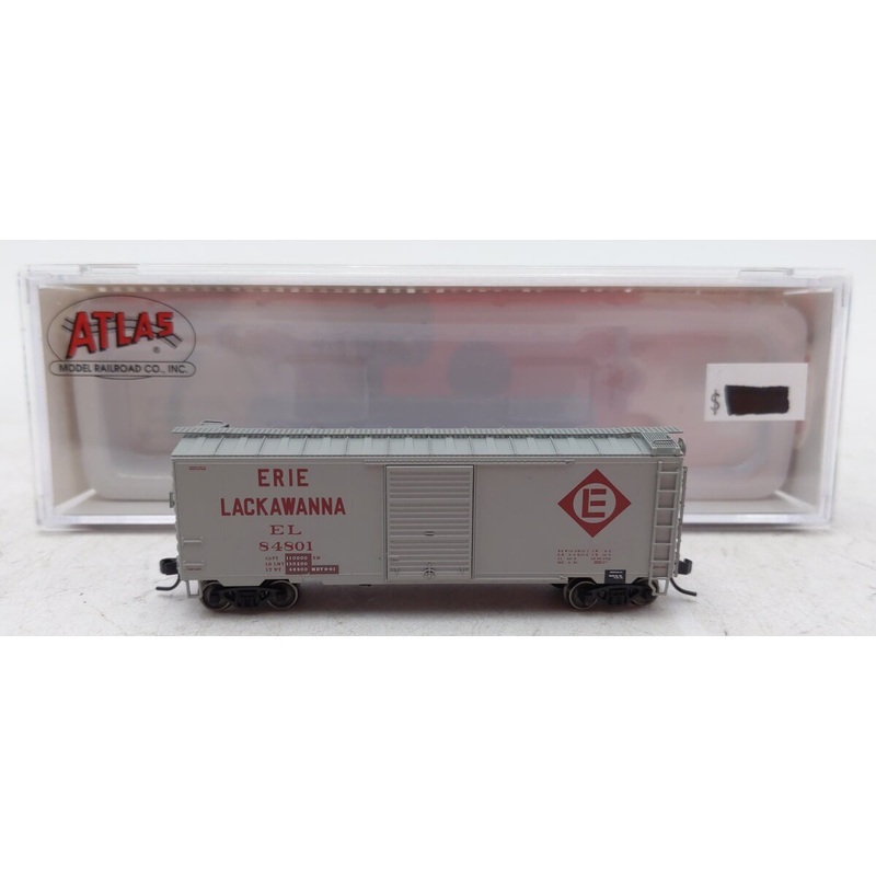 Atlas 50005776 N Erie Lackawanna 40′ PS-1 Boxcar #84801 LN/Box