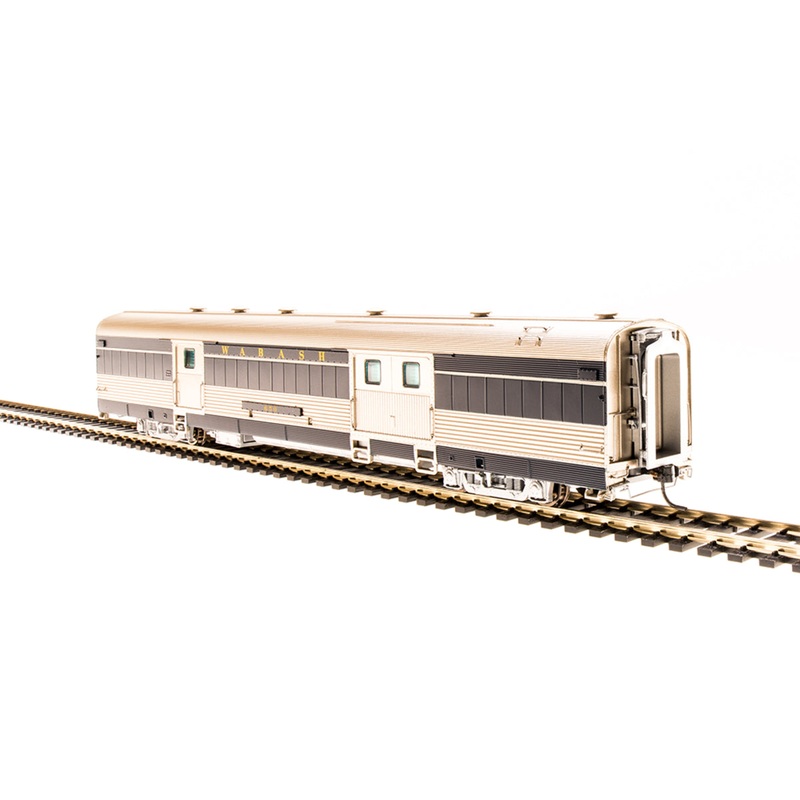 Broadway Limited 1149 HO Wabash Budd Baggage Wabash Bluebird #650 EX/Box