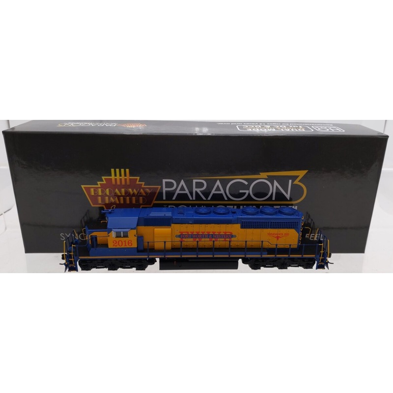 Broadway Limited 5377 HO Fort Worth & Western EMD SD40-2 Diesel Locomotive #2016 LN/Box