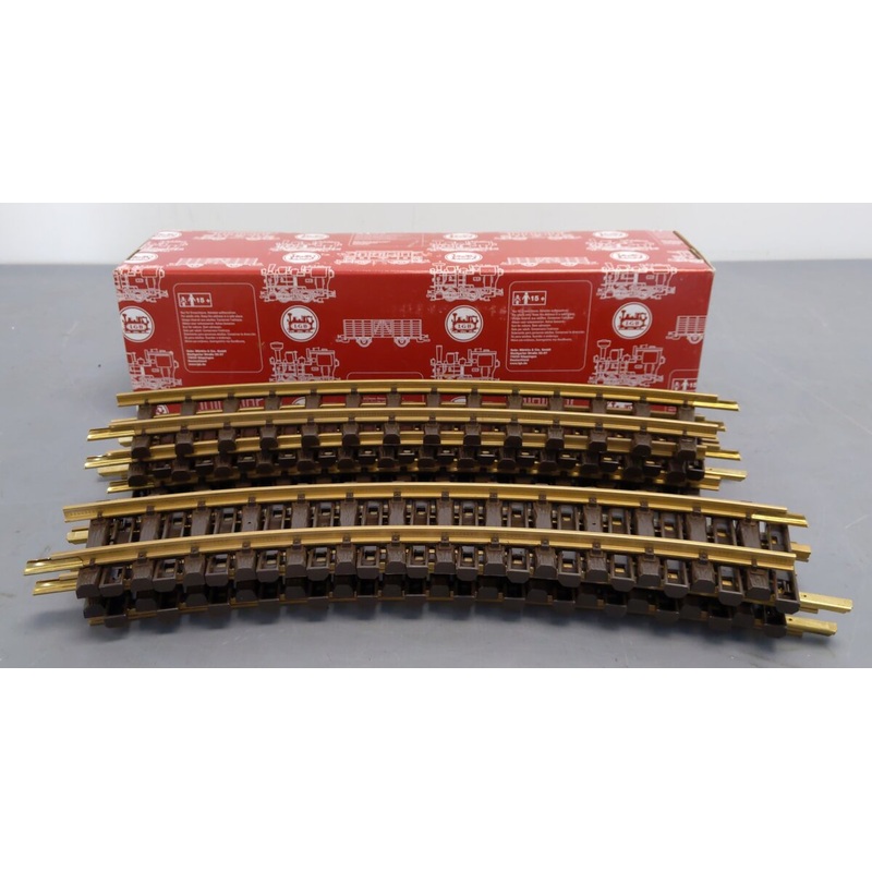 LGB 15000 Wide Radius Curved Track (Pack of 9) VG/Box