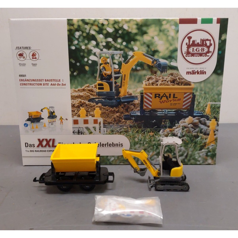 LGB 49501 G Construction Site Extension Set NIB