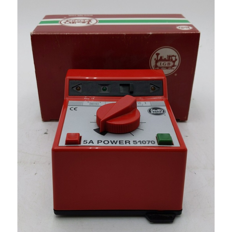 LGB 51070 5 Amp High Power Analog Powerpack & Throttle EX/Box
