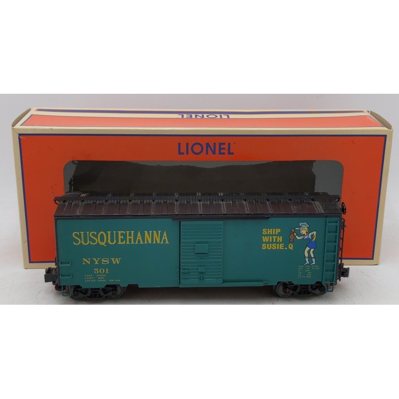 Lionel 1926680 O Gauge Susquehanna FreightSounds Boxcar #501 EX/Box