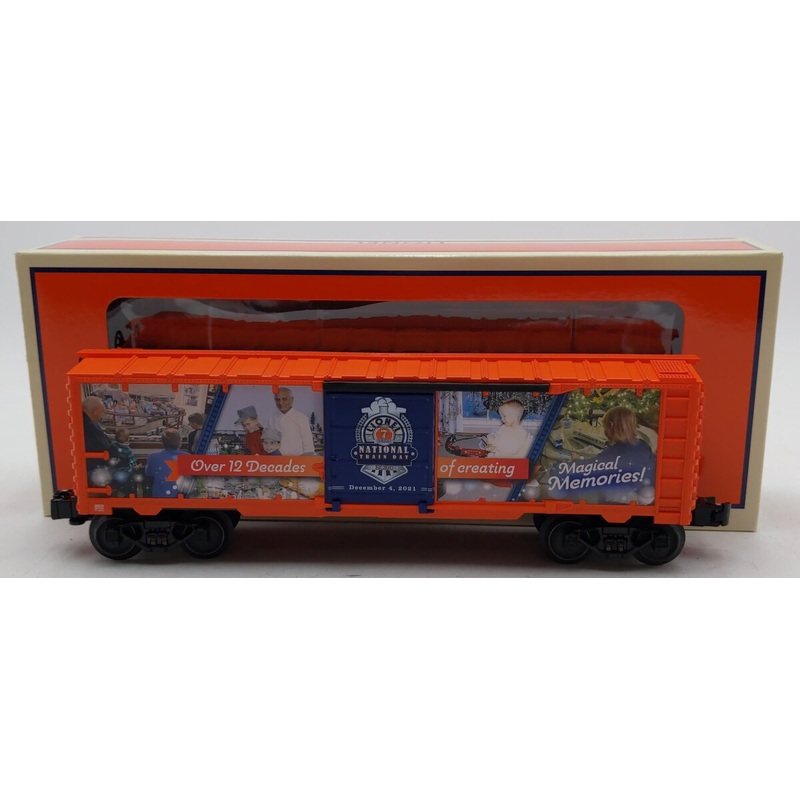 Lionel 2128370 O 2021 Magical Memories Lionel National Train Day Box Car LN/Box