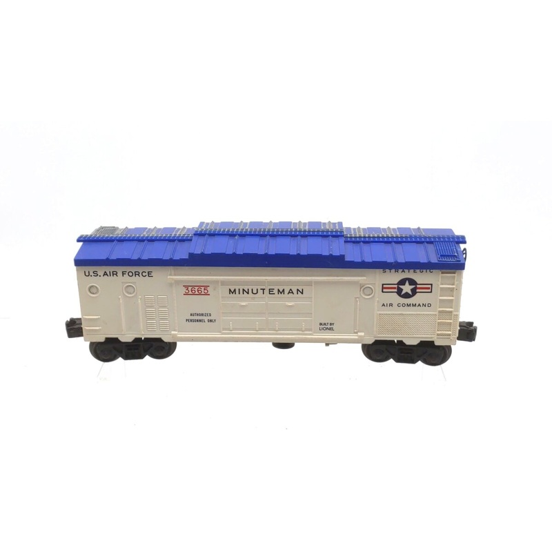 Lionel 3665 Vintage O Gauge US Air Force Minuteman Missile Launching Car VG