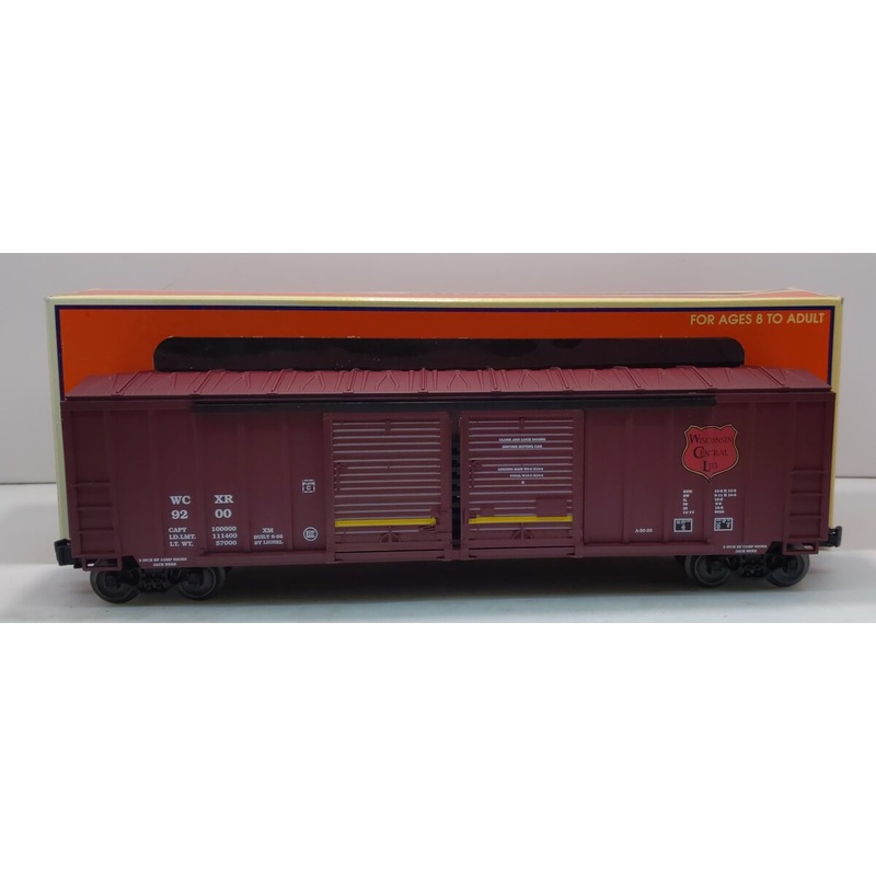 Lionel 6-17231 O Gauge Wisconsin Central Double Door Boxcar #9200 LN/Box