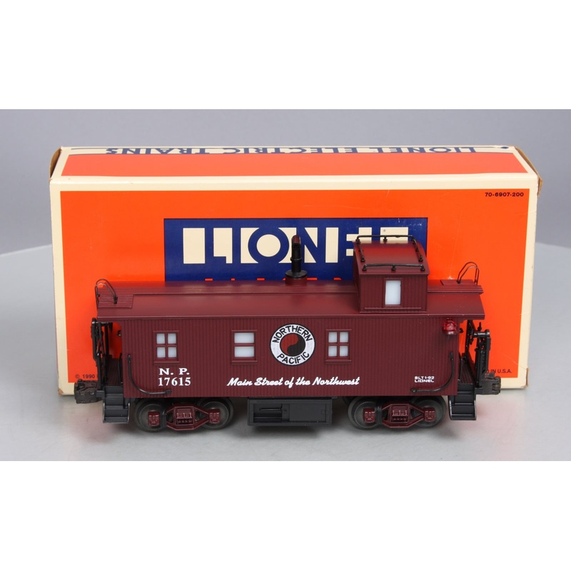 Lionel 6-17615 O Gauge Northern Pacific Square Window Caboose #17615 LN/Box