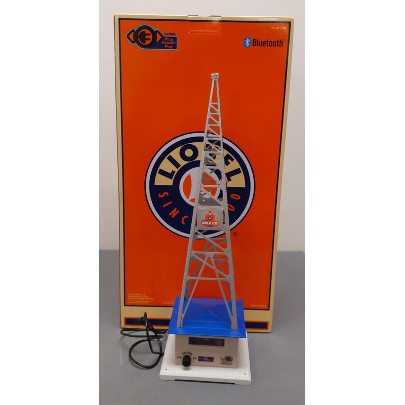 Lionel 6-84611 O Plug-Expand-Play Bluetooth Radio Tower EX/Box