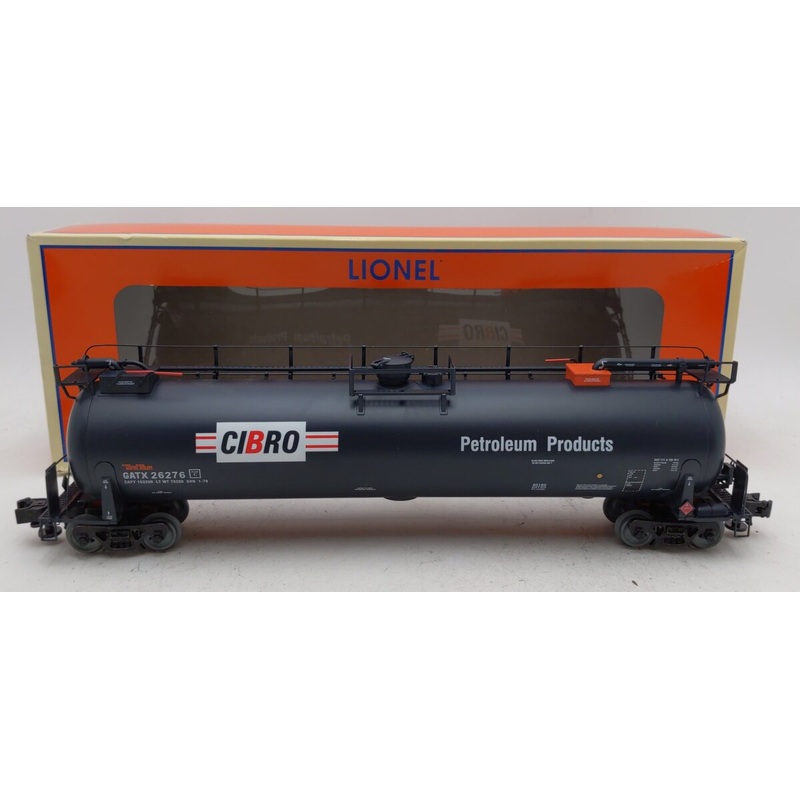 Lionel 6-85160 O Cibro Tank Train Car Black #26276 LN/Box