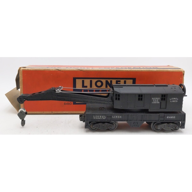 Lionel 6460 Vintage O Bucyrus Erie Crane Car LN/Box