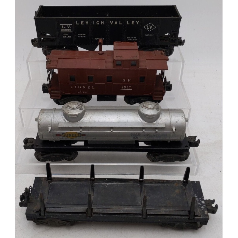Lionel O Scale Vintage Assorted Freight Cars #3461/#25000/#2357 [4] EX