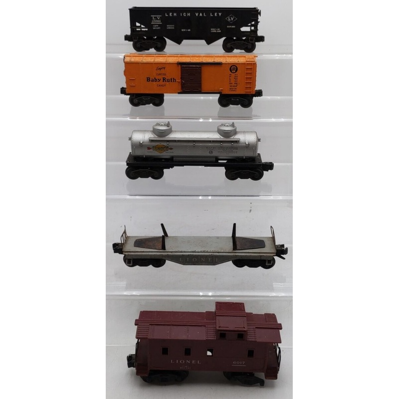 Lionel O Vintage Assorted Freight Cars #25000/#X2454/#6017 [5] VG