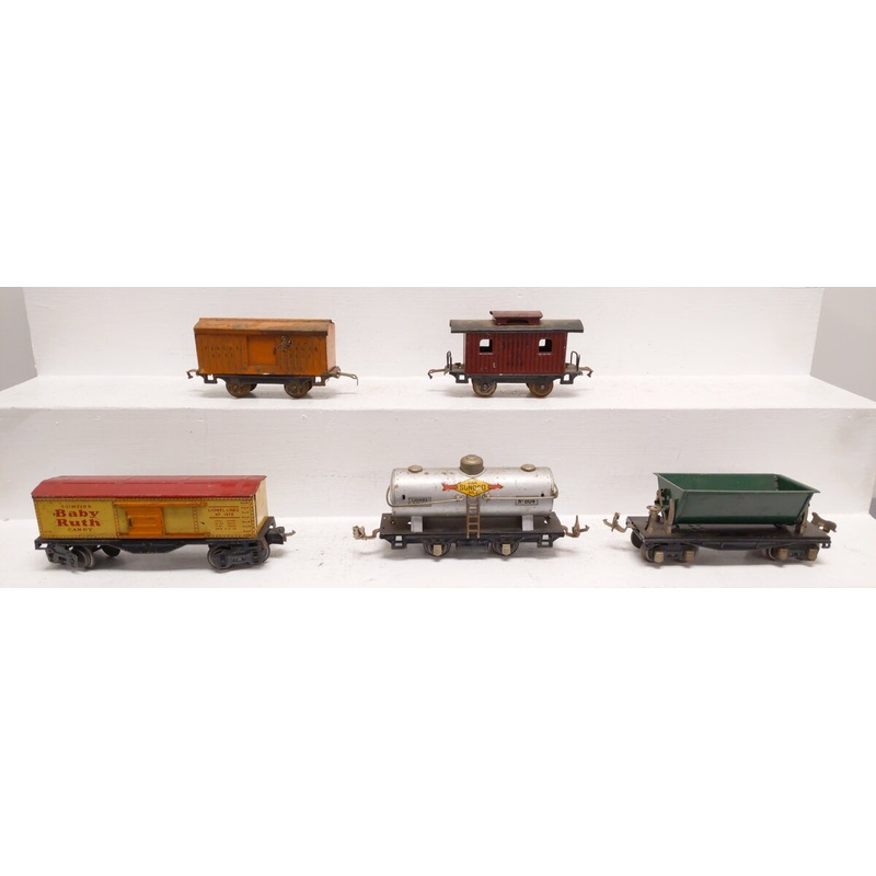 Lionel O Vintage Prewar Freight Cars: 1679, 2659, 804, 4890, 4862 [5]