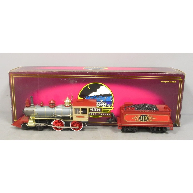 MTH 20-3238-1 UP 4-4-0 American Steam Locomotive & Tender #119 w PS2 LN/Box