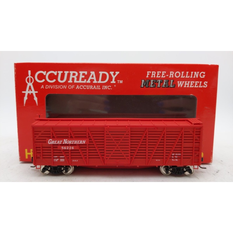 Accurail 93374 HO Scale Great Northern Wood Stock Car #56226 LN/Box